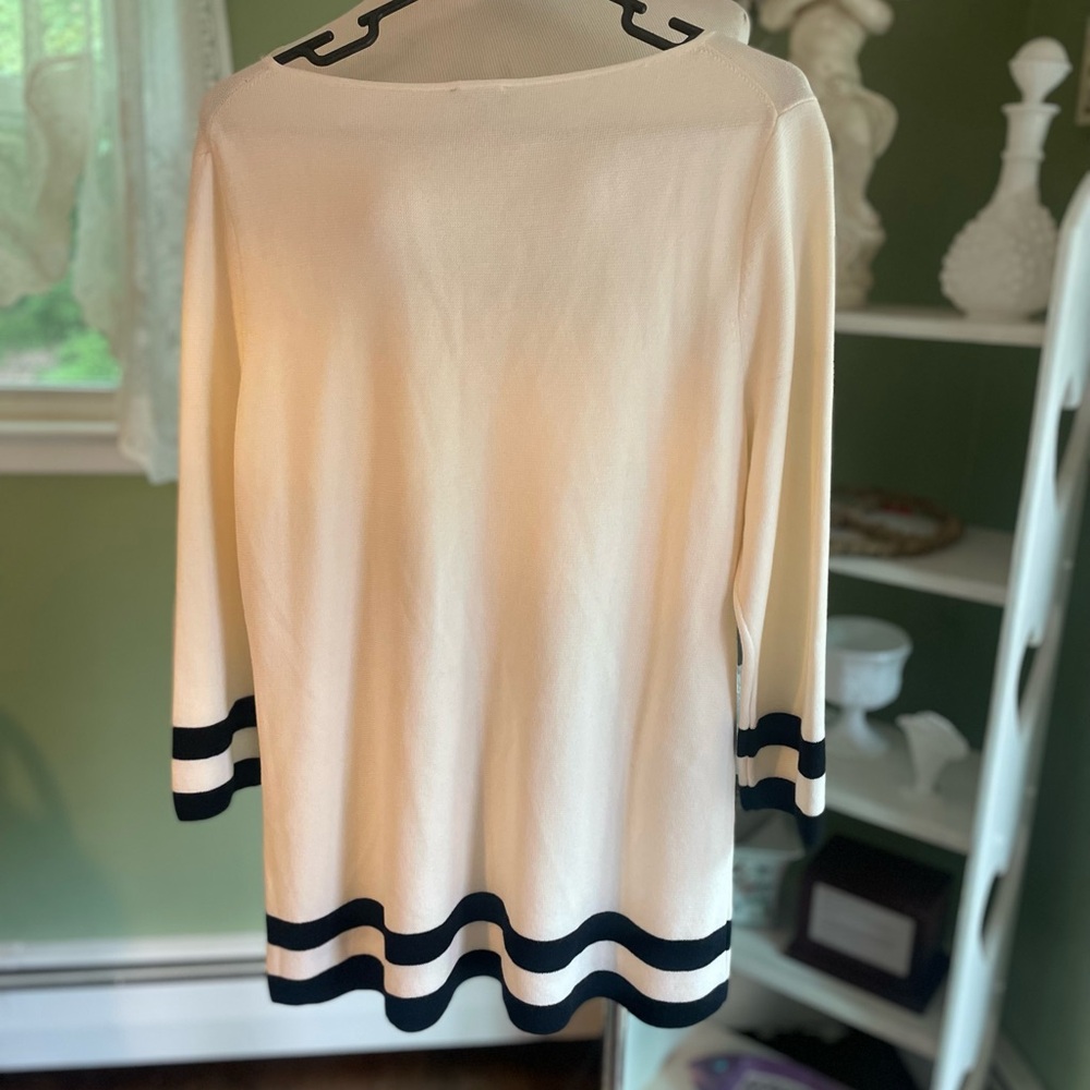 Talbots Cream Knit Sweater